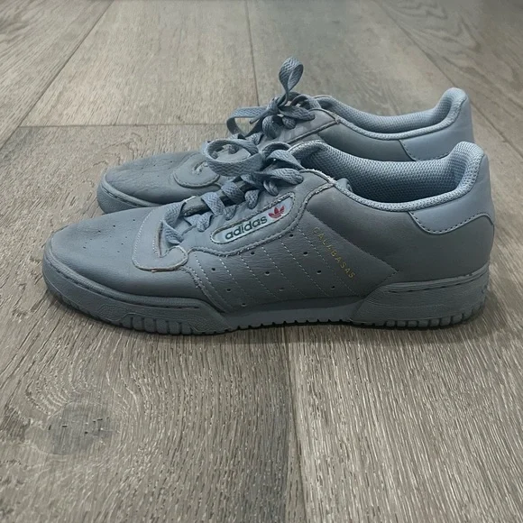 adidas gazelle silver green womens Shop Grey Mens adidas Yeezy Powerphase Lace Up Sneakers – Shoebacca main image 1